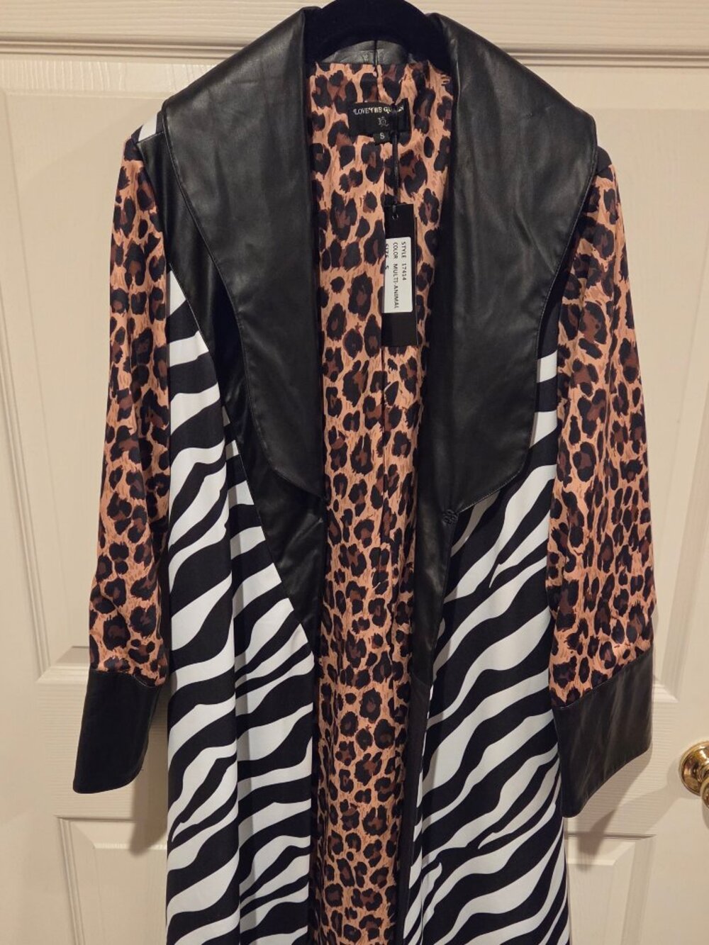 Animal print  coat